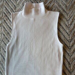 AE Ribbed Mock Neck Tank